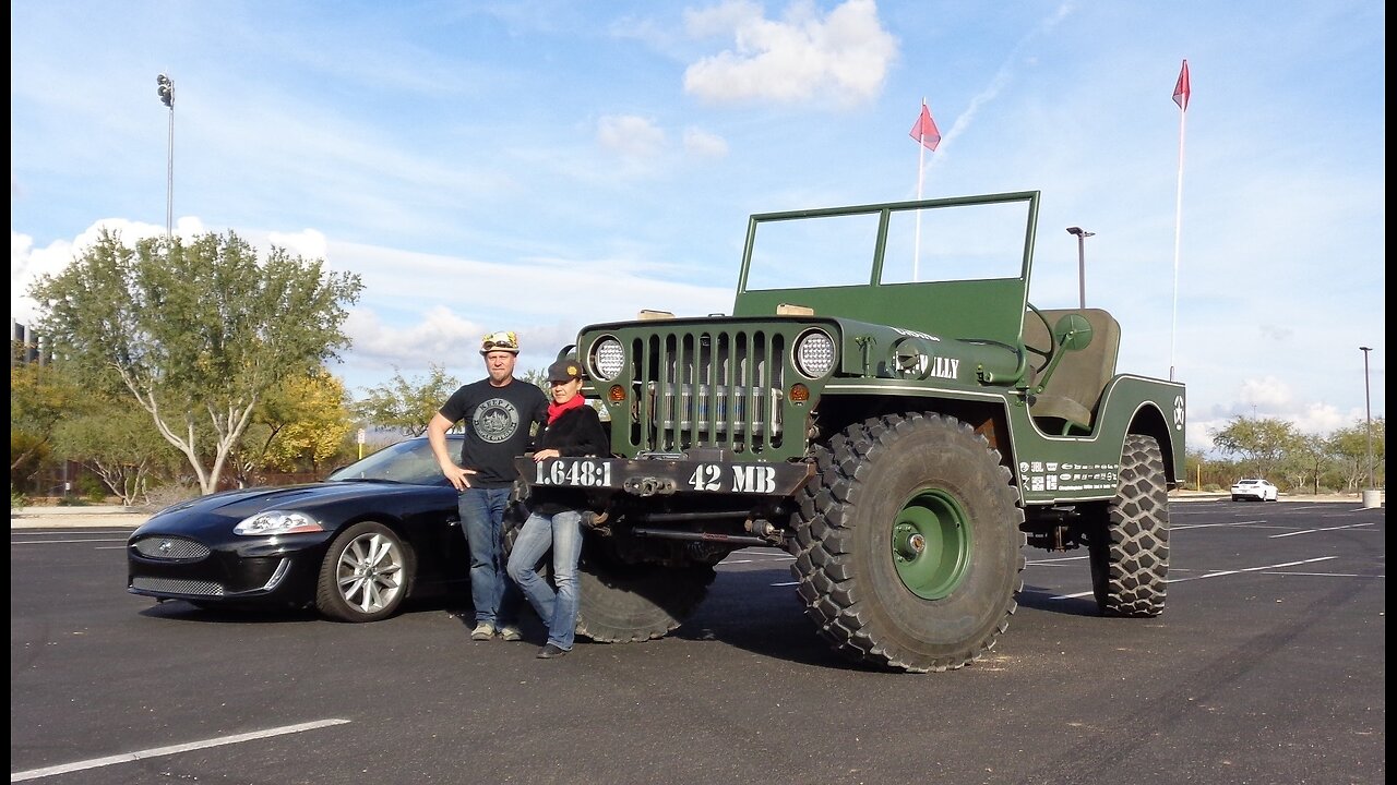 BIG WILLY Biggest Jeep Ever Built 1942 Willys MB & Engine Sound - My ...