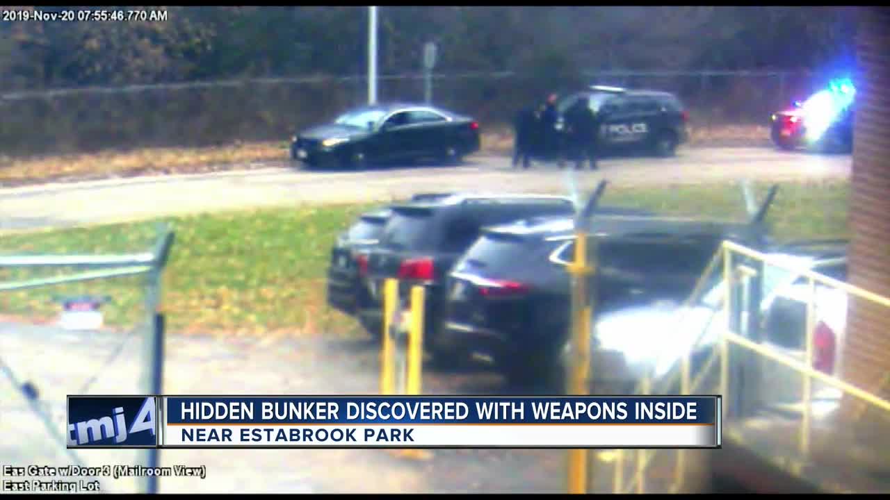 Hidden bunker discovered with weapons inside near Estabrook Park