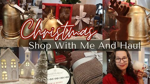 Christmas Shop With Me & Christmas Decor Haul | Target | Home Goods | Kirkland's Holiday Decor Items
