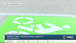 Cyclist safety test project on Fort Myers Beach