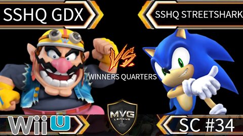 SSHQ GDX (Wario) vs SSHQ StreetShark (Sonic) - SSB4 Winners Quarters - Smash Wii U