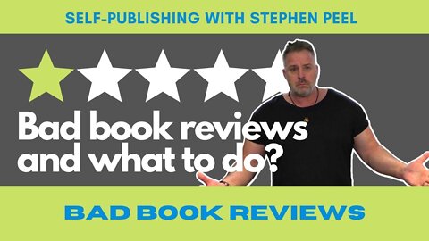 How to deal with bad self-published book reviews and other bad print on demand reviews.