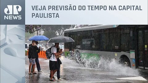 Altos acumulados de chuva preocupam o estado de São Paulo