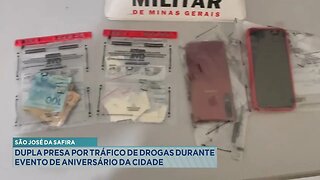São José da Safira: Dupla Presa por Tráfico de Drogas durante Evento de Aniversário da Cidade.