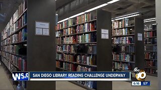 San Diego Library reading challenge underway