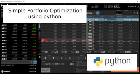 Simple Portfolio Optimization with Python