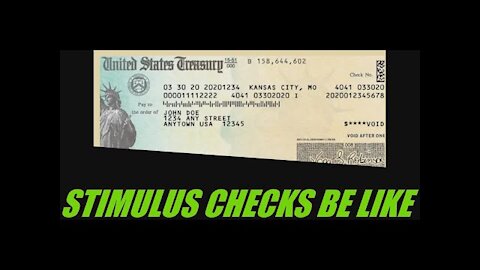 Stimulus check meme