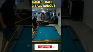 3 Ball runout #8ballpool #shorts