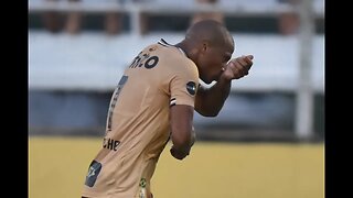 Gol de Carlos Sánchez - Bragantino 1 x 4 Santos - Narração de José Manoel de Barros