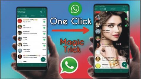 Change Whatsapp theme and home screen background |Sadar Khan Tv