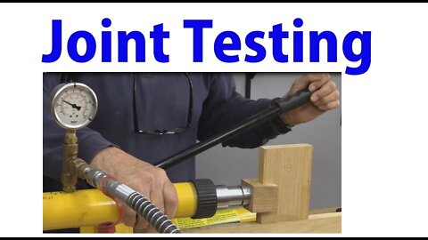 Woodworking Joint Tests