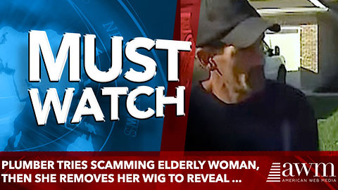 Plumber Tries Scamming Elderly Woman, Then She Removes Her Wig To Reveal ...