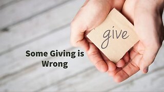 Some Giving is Wrong