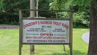 Orndorff's Rainbow Trout Farm Part 6 June 26, 2021
