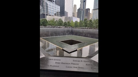 WTC 9/11 Memorial Pools, list of the Fallen Heroes Names, take a moment of silence!