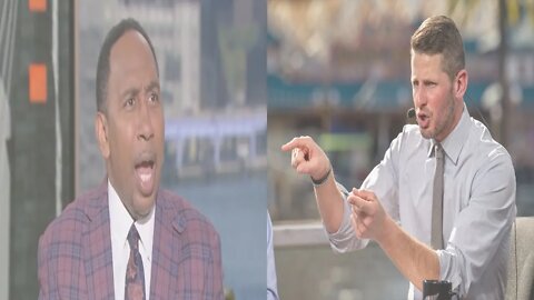 Stephen A Smith Awkwardly Confronts Dan Orlovsky on Breaking Woke Commandment