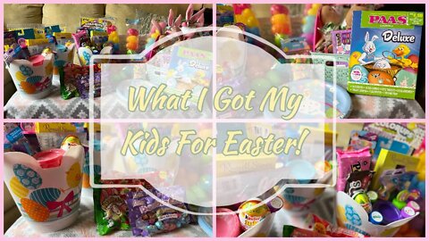 WHAT I GOT MY KIDS FOR EASTER | DOLLAR TREE EASTER FINDS