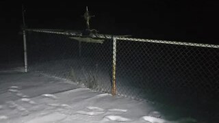 Spooky Cemetery, Nighttime, by Archuleta Mesa, Middle of Nowhere