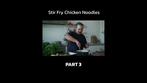 Stir fry chicken noodles and vegetables recipe part 3 #shorts