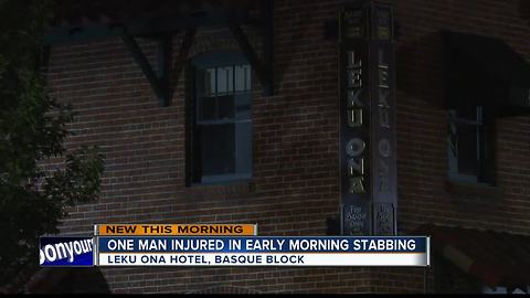 One hurt in early morning stabbing on Boise's Basque Block