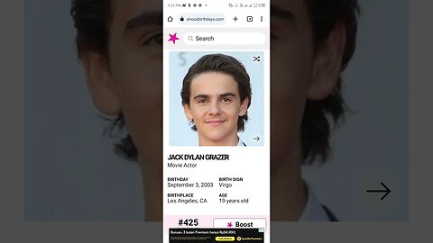 HAPPY 19 BIRTHDAY JACK DYLAN GRAZER Movie Actor