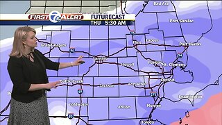 Snow expected Wednesday night through Thursday