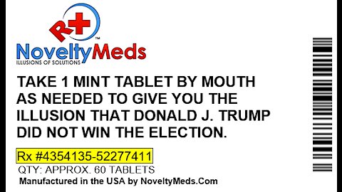 Novelty Meds (NoveltyMeds.com) Election 2020 Series