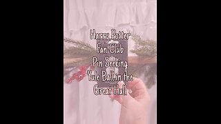 harry Potter Fan Club Pin Seeking Yule Ball in the Great Hall Enamel Pin - $15