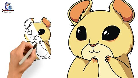 How to Draw a Hamster - Step by Step