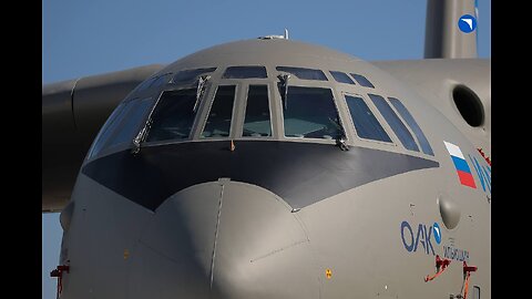 The Ilyushin Il-76MD-90A is the center of power and attraction for guests at the Dubai air show. ​