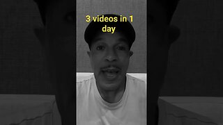 3 videos posted in one day #youtuber #shortsyoutube #shorts #announcement