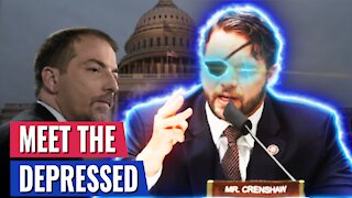 REP. DAN CRENSHAW CALLS OUT HACK LIB ANCHOR TO HIS FACE ON LIVE TV - ANCHOR PEES IN HIS PANTS