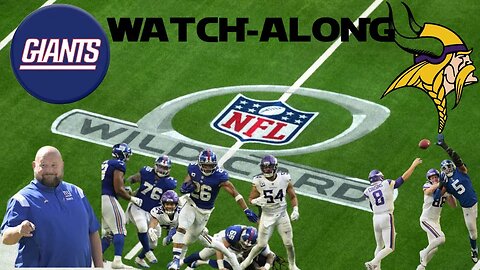 NFL WILDCARD GAME GIANTS' VS VIKINGS WATCH ALONG Live with Opus