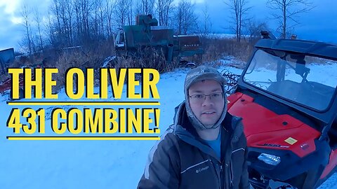 The Oliver 431 Combine! I Take You On A Tour Of This Antique Oliver Built In Canada!