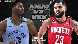 Houston Rockets vs Memphis Grizzlies Full Game Highlights | Feb 14 | 2024 NBA Season