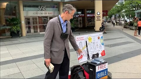 Street Preaching Toronto - What God says is true