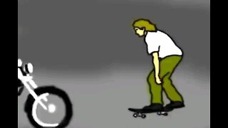 Skateboarding Animated