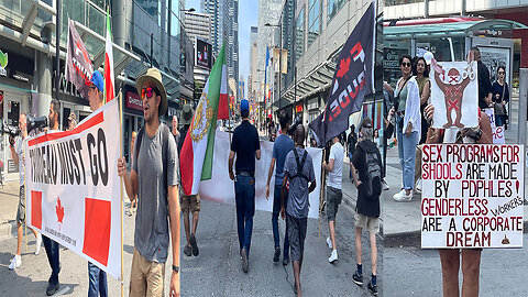 Raw Video: Toronto weekly freedom rally