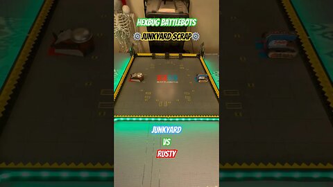 Junkyard vs Rusty ⚙️Junkyard Scrap⚙️ Hexbug Battlebots #hexbugbattlebots #hexbugvideos #battlebots