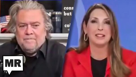 Steve Bannon 's Interview With Ronna McDaniel Gets HEATED