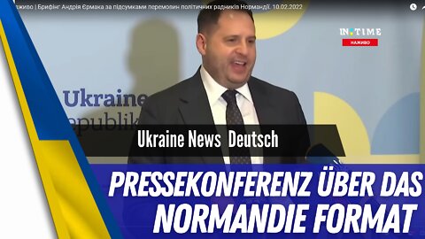 Pressekonferenz der Ukraine in Berlin