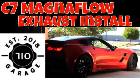 Magnaflow Corvette C7 Exhaust Install
