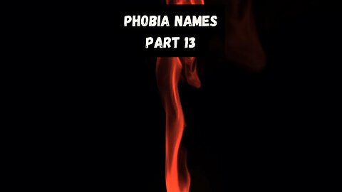 Phobia names part 13 Do u have Triskaidekaphobia #shorts