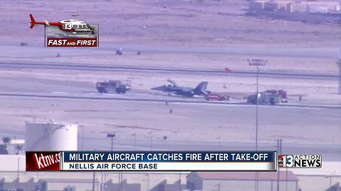 Nellis officials say military aircraft 'incident' was aborted takeoff