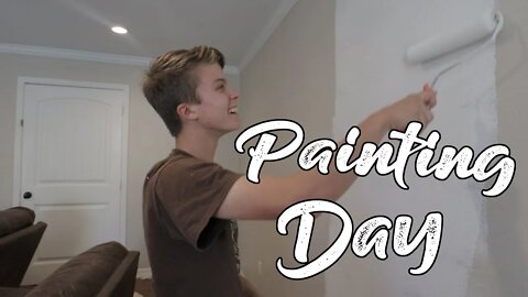 Painting Day/ 12 year old Installs a Dishwasher/ Family Life