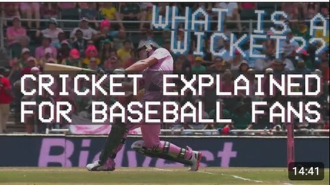 Cricket🏏 explained for Basketball fans ⚾