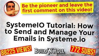 SystemeIO Tutorial: How to Send and Manage Your Emails in Systeme.io