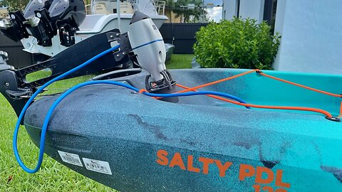 This JET motor makes any KAYAK better Bixpy Jet on Old Town Salty PDL 120