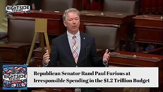 BREAKING NEWS Rand Paul FURIOUS at Earmarks in $1.2 Trillion Budget Proposal