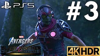 Marvel's Avengers: War for Wakanda Campaign Part 3 | PS5, PS4 | 4K HDR (No Commentary Gaming)
